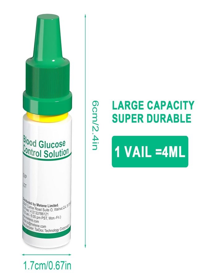 ميتين محلول التحكم ميتين TD-4116، المستوى 2، يُستخدم مع طقم مراقبة نسبة الجلوكوز في الدم ميتين TD-4116 - Image 4